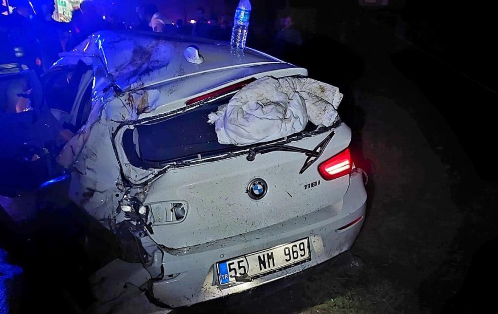 Samsun’da trafik kazası: 8 yaralı