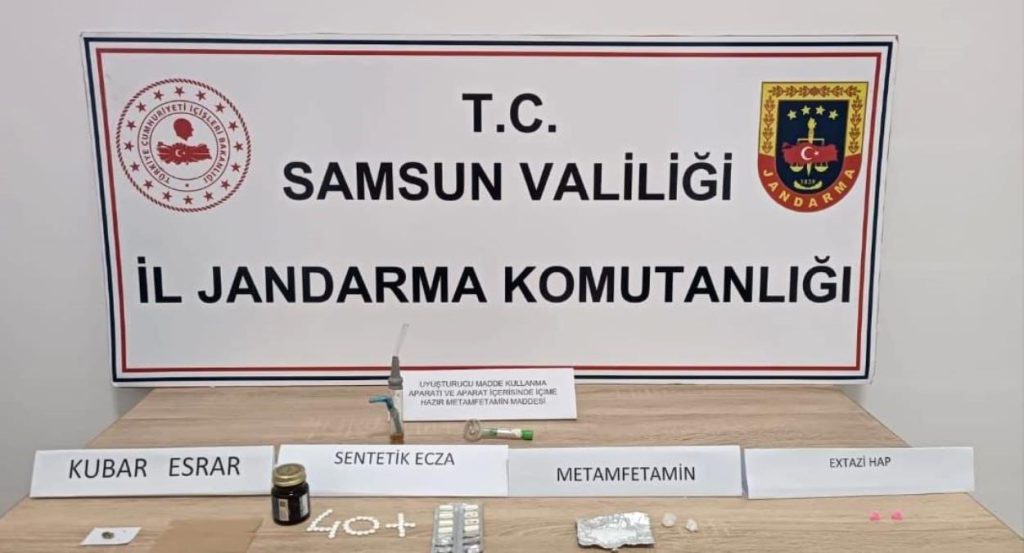 Samsun’da uyuşturucu operasyonu: 2 gözaltı