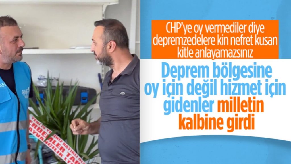 Adıyamanlı depremzededen Sincan Belediye Başkanı Murat Ercan’a: Hakkınızı bize helal edin