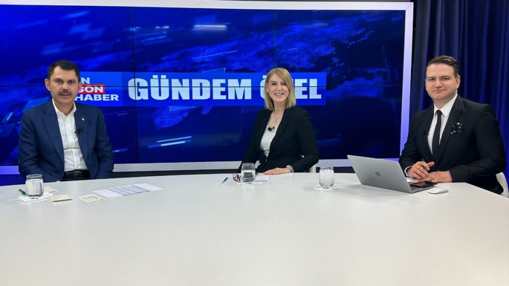 Çevre, Şehircilik ve İklim Değişikliği Bakanı Murat Kurum, Ensonhaber’in konuğu