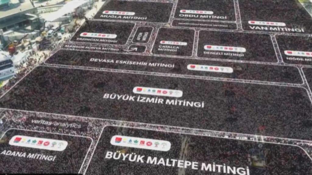 Cumhurbaşkanı Erdoğan’ın İstanbul mitingi, muhalefetin mitinglerini geride bıraktı
