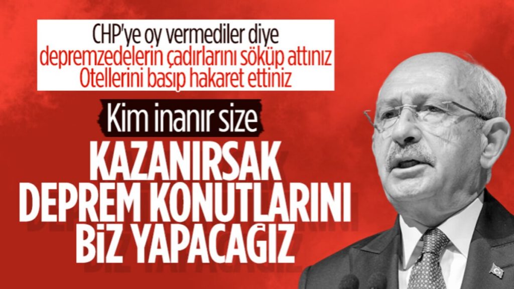Kemal Kılıçdaroğlu depremzedelere seslendi: Herkesin evini, iş yerini yapacağız