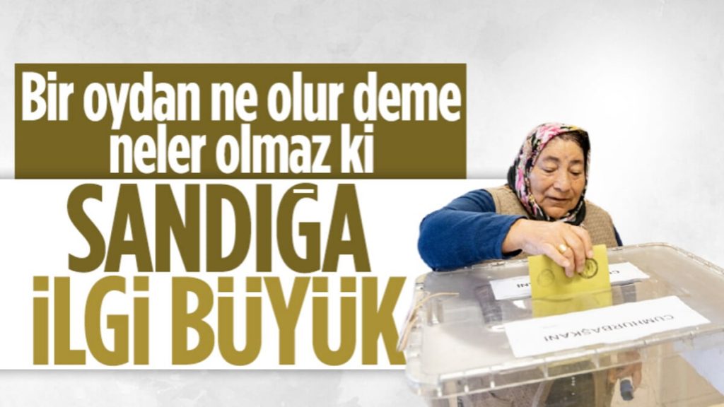 Oy kullanma işlemi başladı! Türkiye genelinde seçim manzaraları