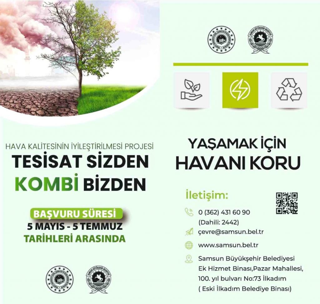 Tesisat vatandaştan, kombi belediyeden