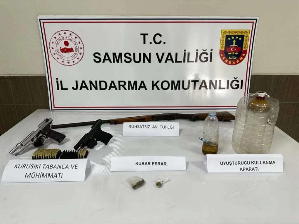 Çarşamba’da uyuşturucu operasyonu: 13 gözaltı