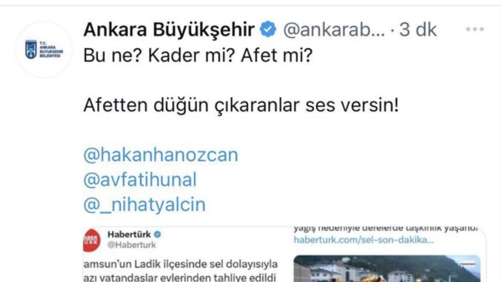 CHP’li Ankara Büyükşehir Belediyesi’nin trol ekibi kendini ele verdi