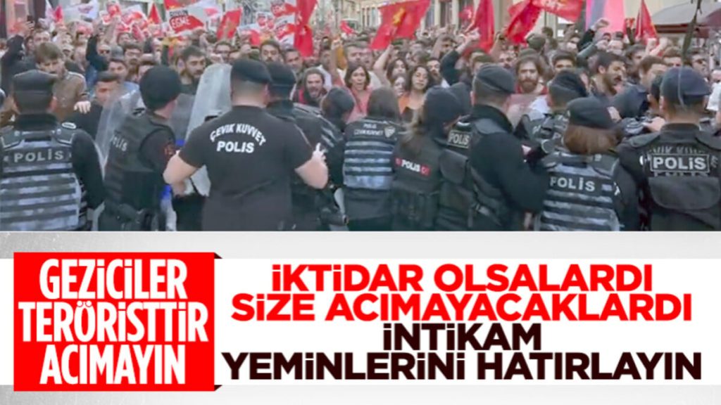 Gezi olaylarının 10. yıl dönümünde Taksim’de polislere saldırdılar