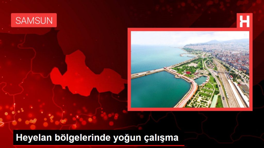 Heyelan bölgelerinde yoğun çalışma