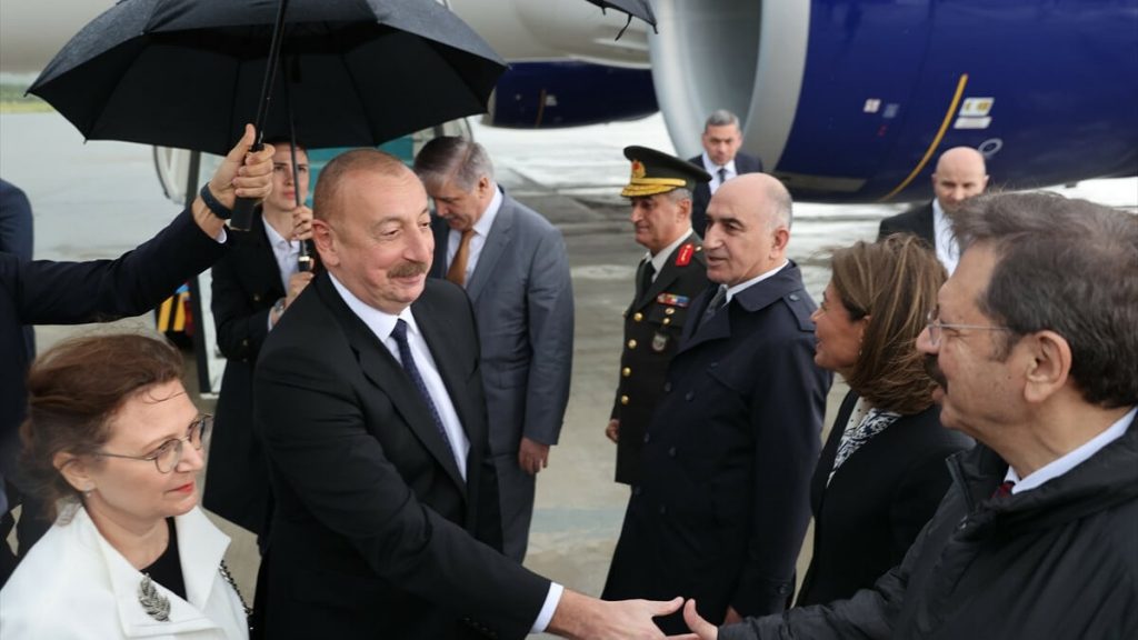 İlham Aliyev, Cumhurbaşkanı Erdoğan’ın ‘Göreve Başlama Töreni’ için Ankara’ya geldi
