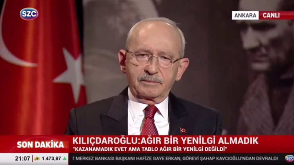 Kılıçdaroğlu seçim sonuçlarını değerlendirdi: Ağır bir yenilgi olarak kabul etmiyorum…