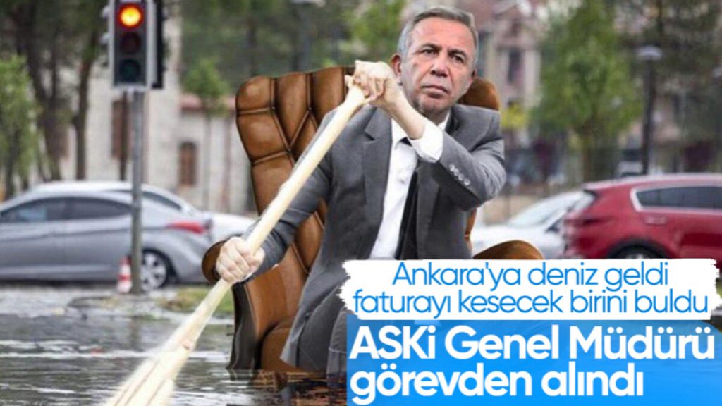 Mansur Yavaş, ASKİ Genel Müdürü Erdoğan Öztürk’ü görevden aldı