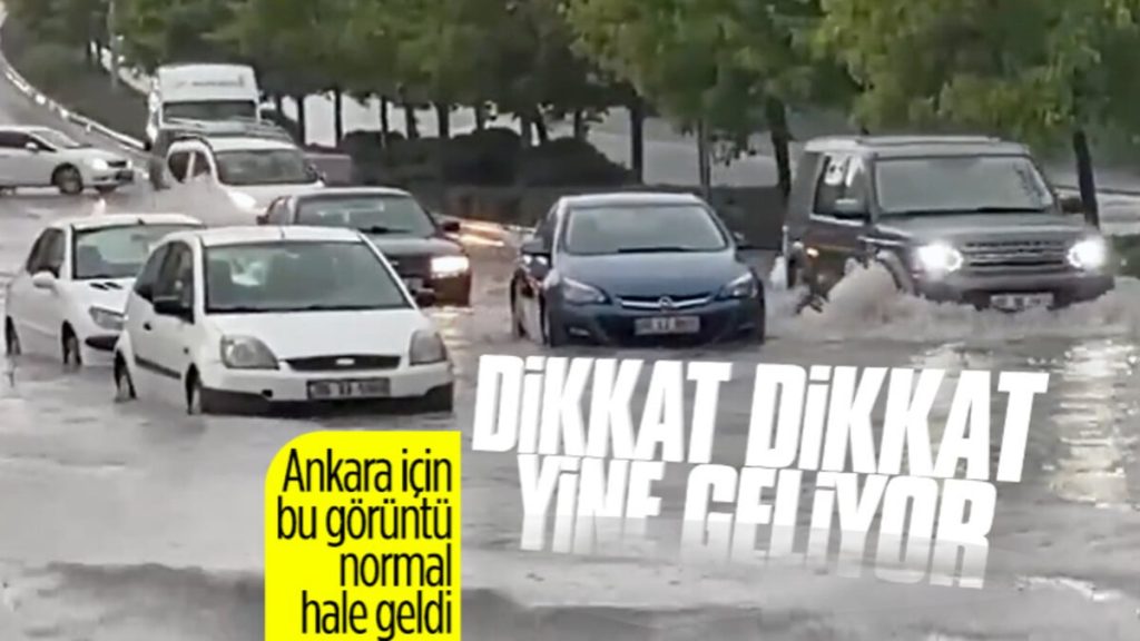 Meteoroloji ve Valilik uyardı! Ankara’da sağanak yağmur bekleniyor