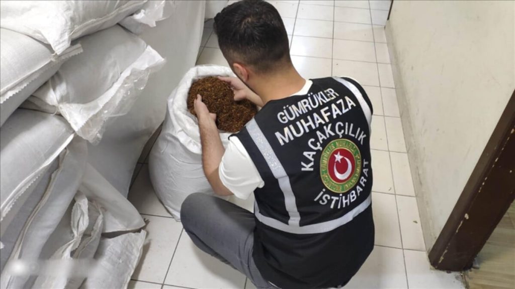 Özel ekip kuruldu! Bir yılda 30,6 milyon liralık kaçak tütün ürününe el konuldu