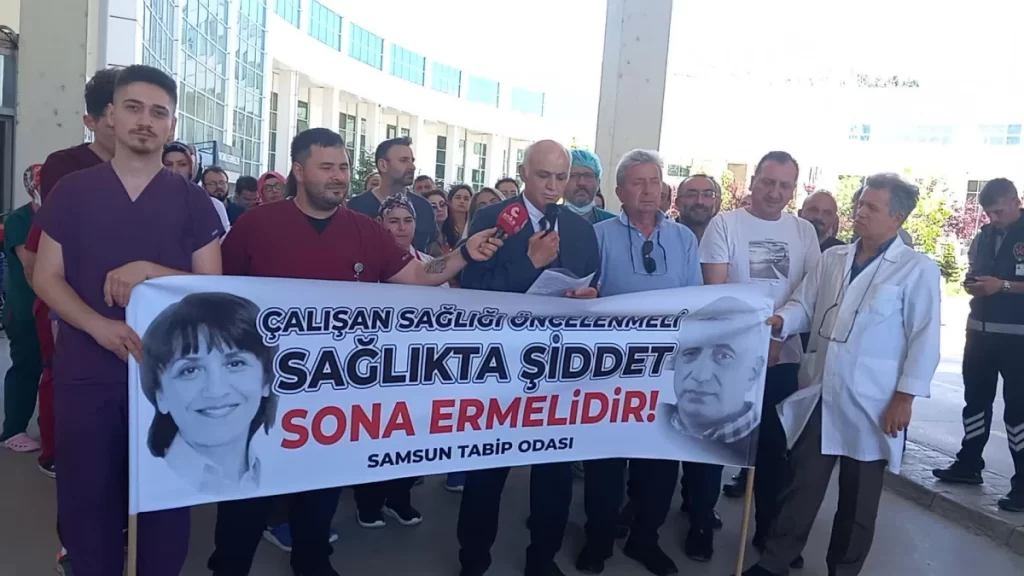 Samsun Tabip Odası, Dr. Ekrem Kayaalp’in darp edilmesini protesto etti