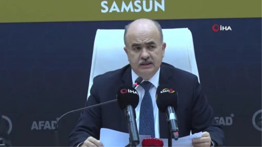 Samsun Valisi Dağlı’dan ‘sel’ açıklaması: ‘Merkeze 40, Ladik’e de 97 kilo yağış düştü’