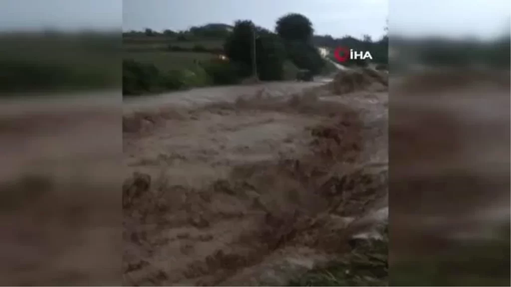 Samsun’da dolu ve sağanak