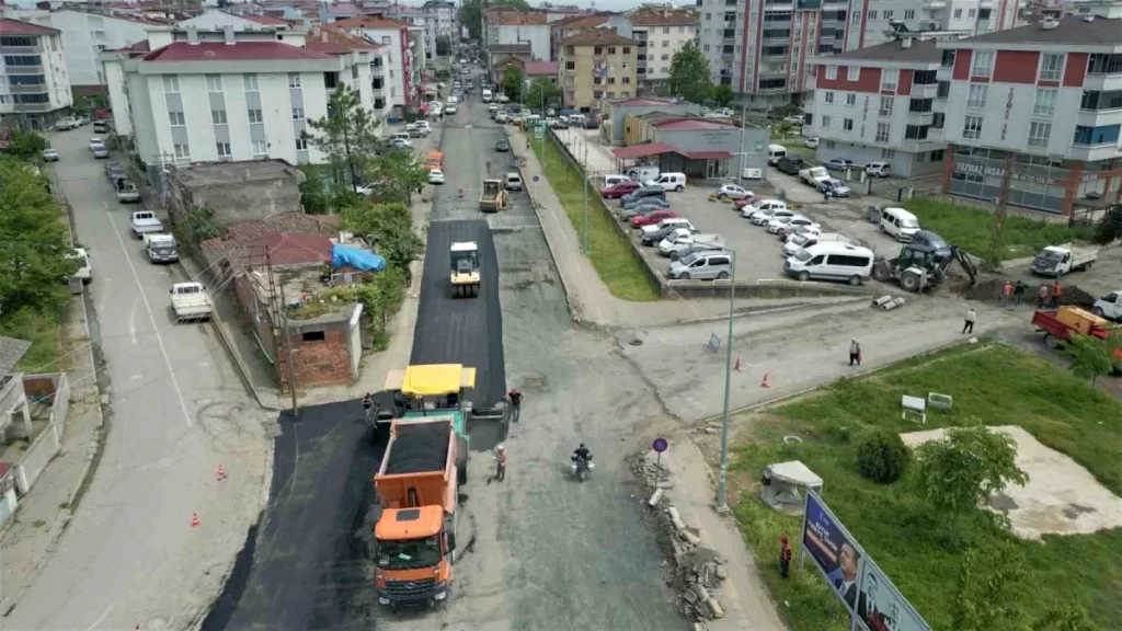 Samsun’da Mahalle Yolları Yenileniyor