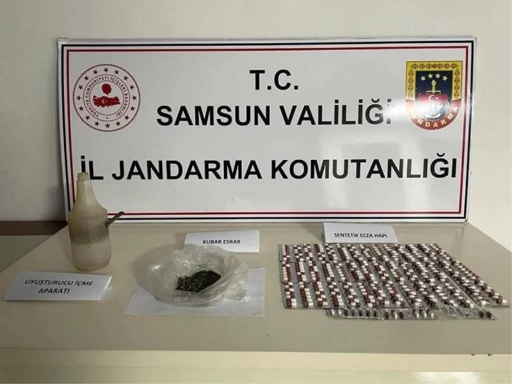 Samsun’da uyuşturucu operasyonu: 2 gözaltı