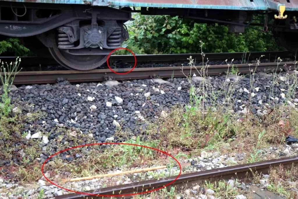 Samsun’da Yük Treni Yaşlı Adama Çarptı