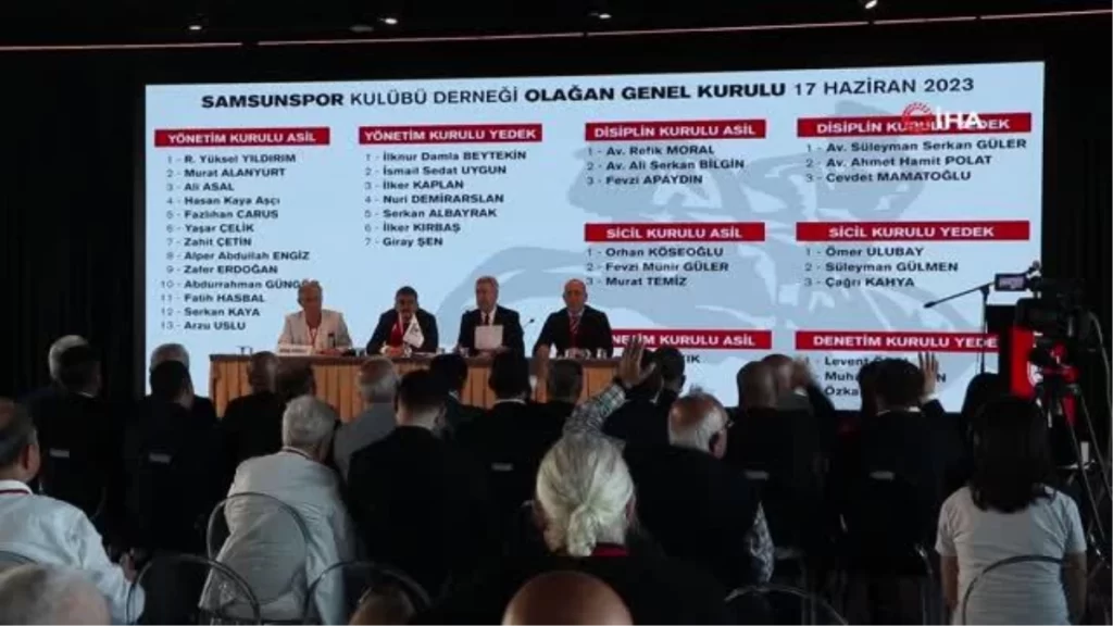 Samsunspor’da Yüksel Yıldırım, katılamadığı kongrede yeniden başkan seçildi