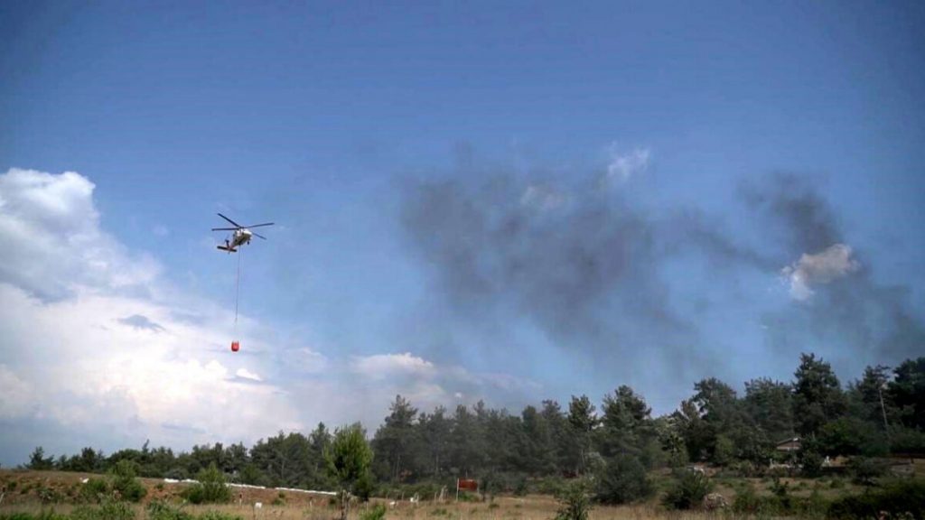 Türkiye’nin yangın söndürme helikopteri ‘Nefes’ göreve başladı