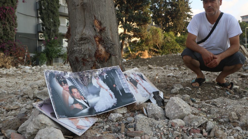 Deprem şehri Hatay’da yürek burkan görüntü