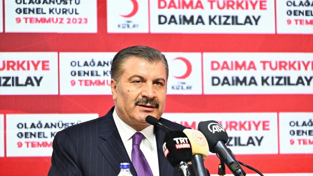 Fahrettin Koca: Kızılay insanımızın merhametinin tüzahürüdür