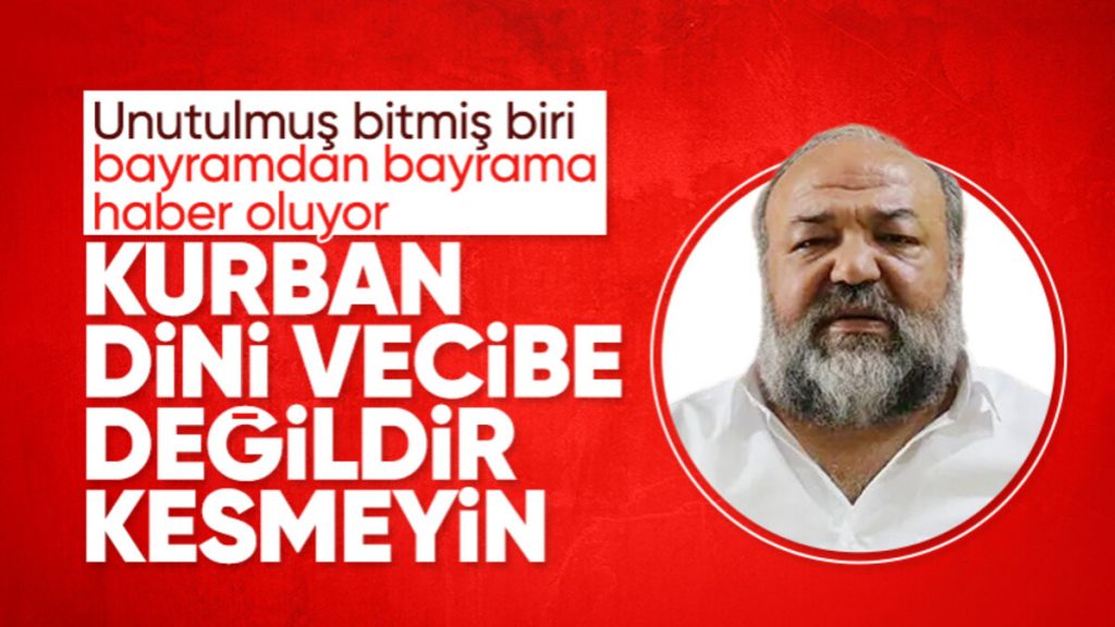İhsan Eliaçık: Kurban kesmek dini vecibe değildir
